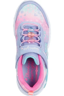 Sneakers lavanda con luci e charms Skechers Infinite Heart Lights Heart Jewels