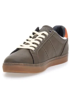 Sneakers marroni con dettagli arancio Beverly Hills Polo BHM525120