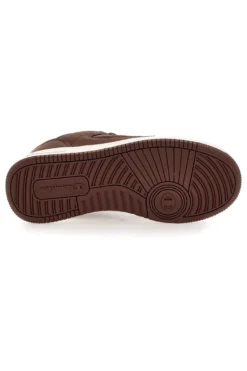 Sneakers marroni con logo arancione Champion RD18 LOW COMB B GS
