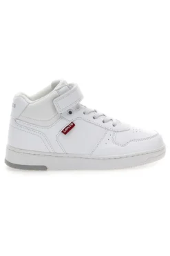 Sneakers mid bianche con strappo Levi's Kick Mid Se