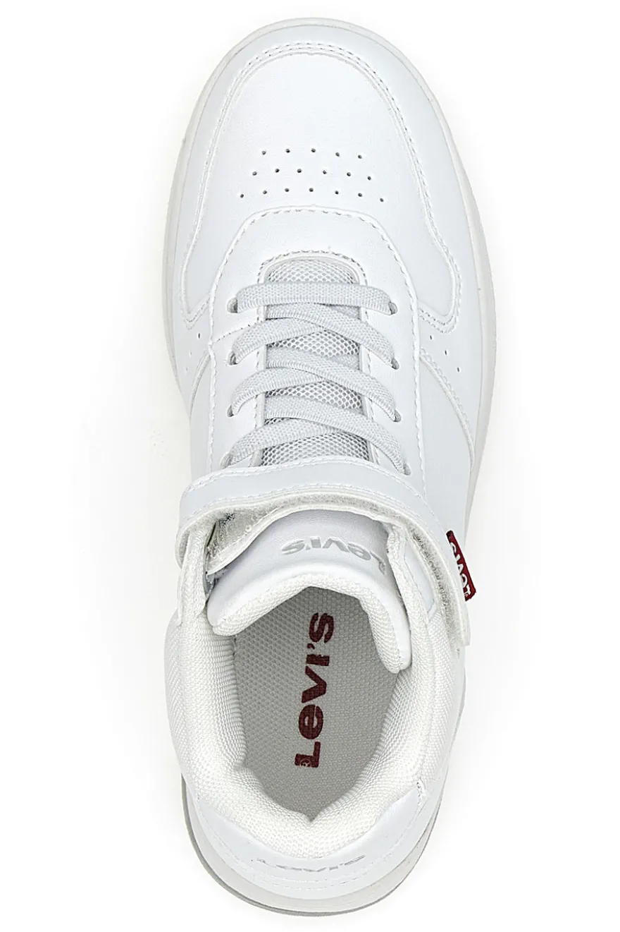Sneakers mid bianche con strappo Levi's Kick Mid Se