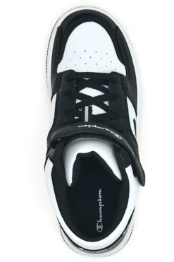 Sneakers mid bianche e nere con strappo Champion RD18 2 MID B PS
