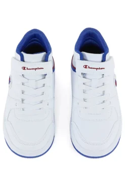 Sneakers Mid-Cut Bianche e Blu Champion RD18 MID B PS