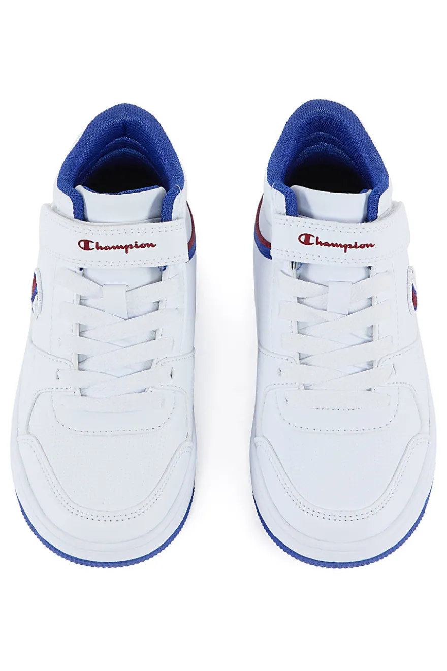 Sneakers Mid-Cut Bianche e Blu Champion RD18 MID B PS