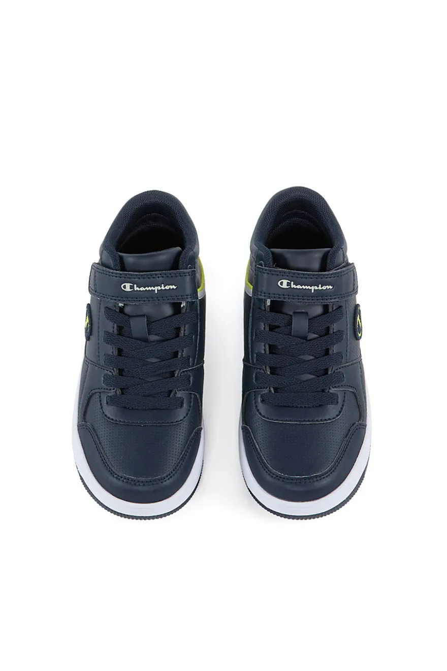 Sneakers Mid-Cut Bianche e Blu Champion RD18 MID B PS