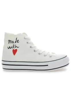 Sneakers Mid Cut Bianche Energy 112