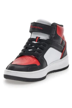 Sneakers Mid-Cut Bianche e Nere Champion Rd18 2 Mid B Gs