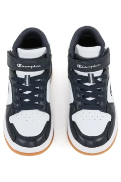 Sneakers Mid-Cut Bianche e Nere Champion Rd18 2 Mid B Gs