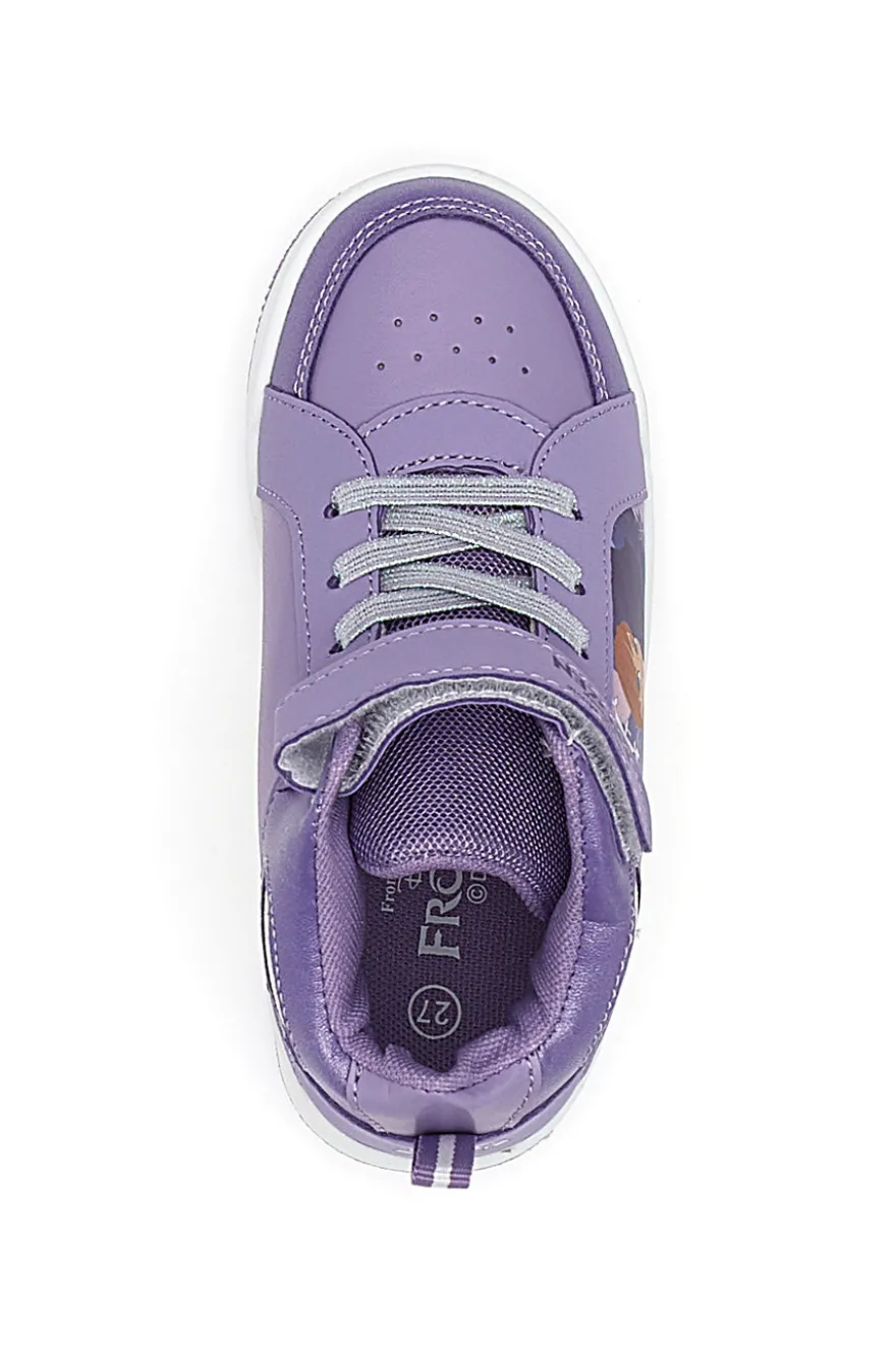 Sneakers Mid-Cut con Luci Viola Disney Frozen D10551