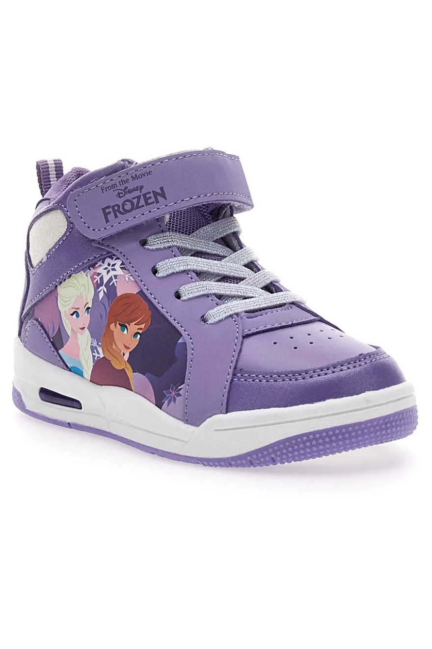 Sneakers Mid-Cut con Luci Viola Disney Frozen D10551