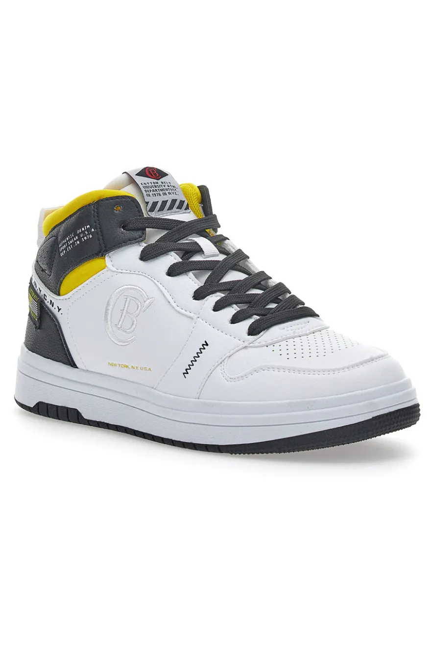 Sneakers Mid Cut Cotton Belt Karim Gialle
