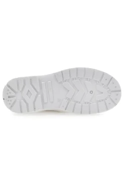 Sneakers Mid Cut Cotton Belt Linen Beige