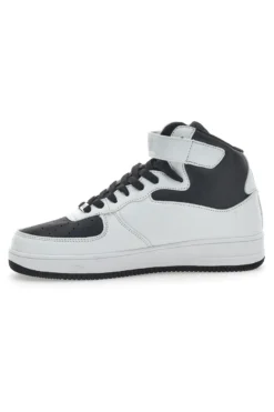 Sneakers Mid Cut Everlast 231714 Bianche-Nere