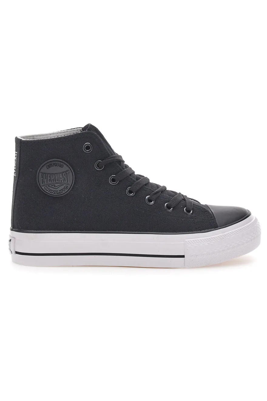 Sneakers Mid-cut Everlast 2302137H in tessuto nero