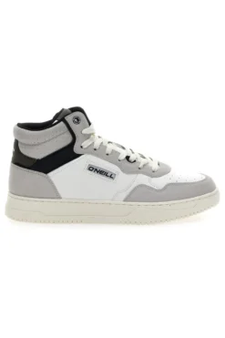Sneakers Mid Cut Galveston Bianche