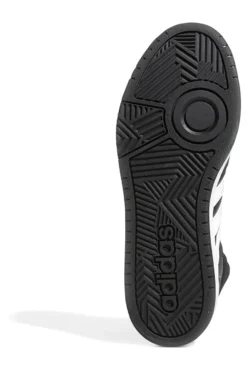Sneakers Mid-Cut nere con bande bianche ADIDAS Hoops 3.0 Mid