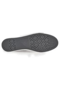 Sneakers Mid-Cut Nere e Bianche In Tela Leone 40