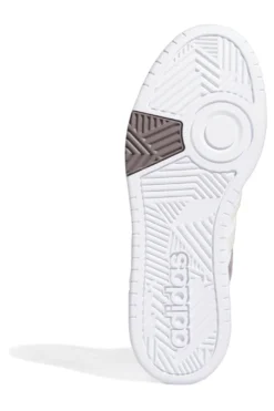 Sneakers mid-cut weiße mit Schnürsenkeln Adidas HOOPS 3.0 MID