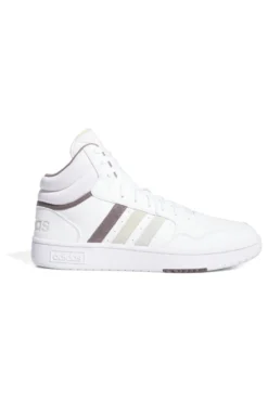 Sneakers mid-cut weiße mit Schnürsenkeln Adidas HOOPS 3.0 MID