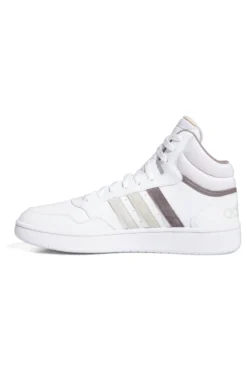 Sneakers mid-cut weiße mit Schnürsenkeln Adidas HOOPS 3.0 MID