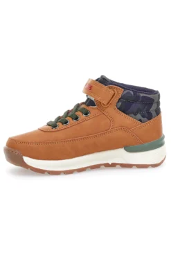 Sneakers mid marroni con dettagli camouflage Levi's Ascot Mini