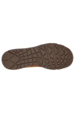 Sneakers mid-top color cuoio in suede e duraleather Skechers Uno Stacre Mid