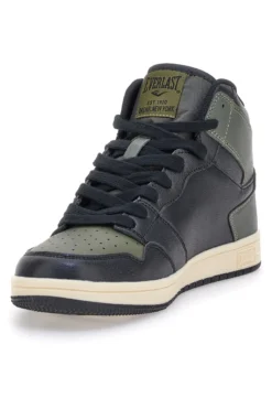Sneakers mid verde e nero in materie sintetiche Everlast EV716