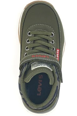 Sneakers mid verdi con dettagli camouflage Levi's Ascot Mini