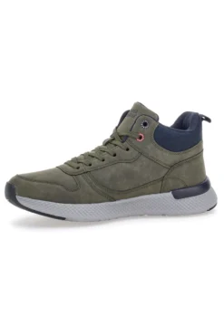 Sneakers mid verdi con suola running Marina militare MM2310