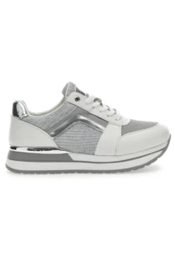 Sneakers Mio Tempo 232 Bianche e Argento