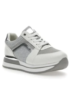 Sneakers Mio Tempo 232 Bianche e Argento