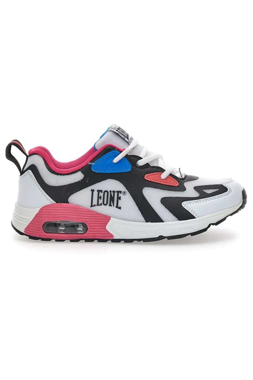 Sneakers Multicolor Con Logo Laterale Leone W0508