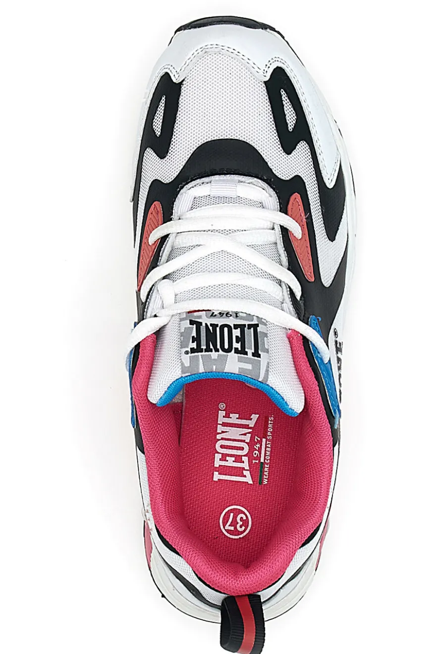 Sneakers Multicolor Con Logo Laterale Leone W0508