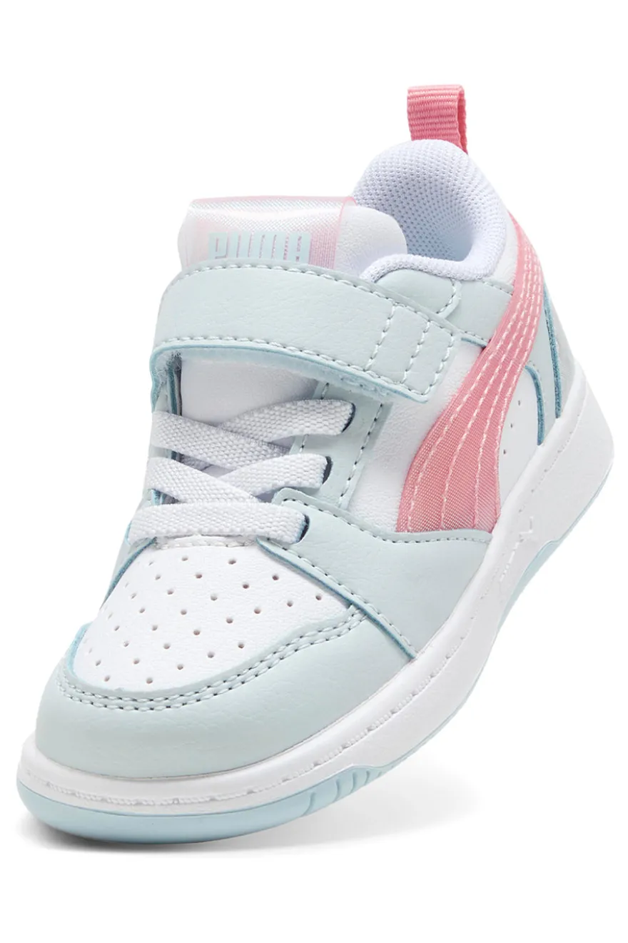 Sneakers multicolor pastello con Kinder-Fit Puma Rebound V6 Lo Space Belle AC+ Inf