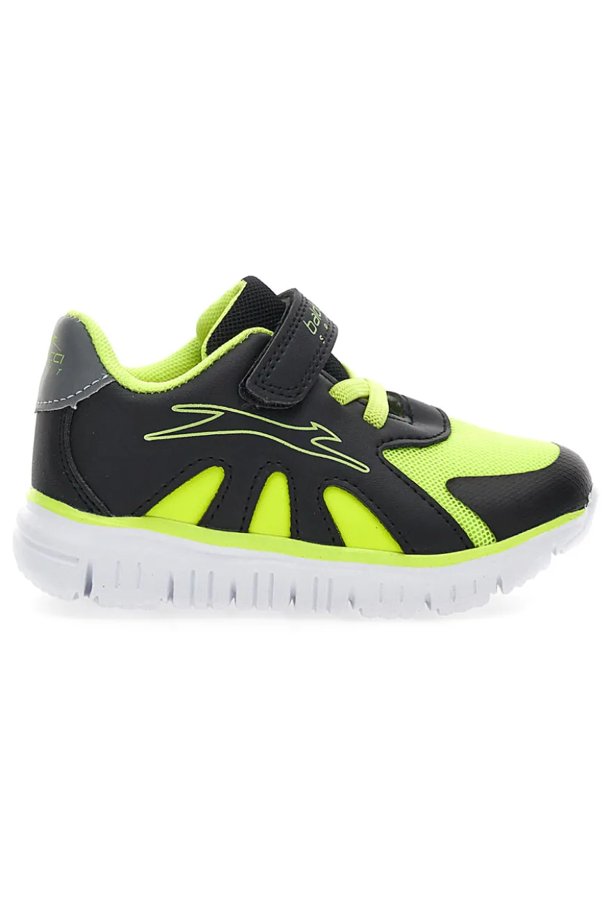 Sneakers Nera e Lime Balducci 4010