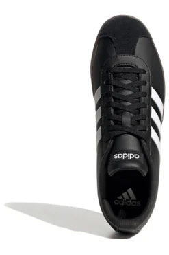 Sneakers Nere con Bande Bianche Adidas VL Court Base