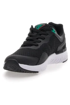 Sneakers Nere Con Chiusura Lacci Leone M0518