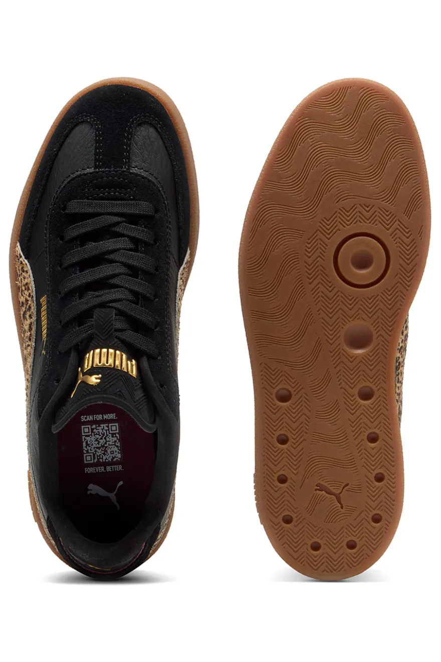Sneakers nere con dettagli animalier suola beige Puma Club II Era Animal Flair