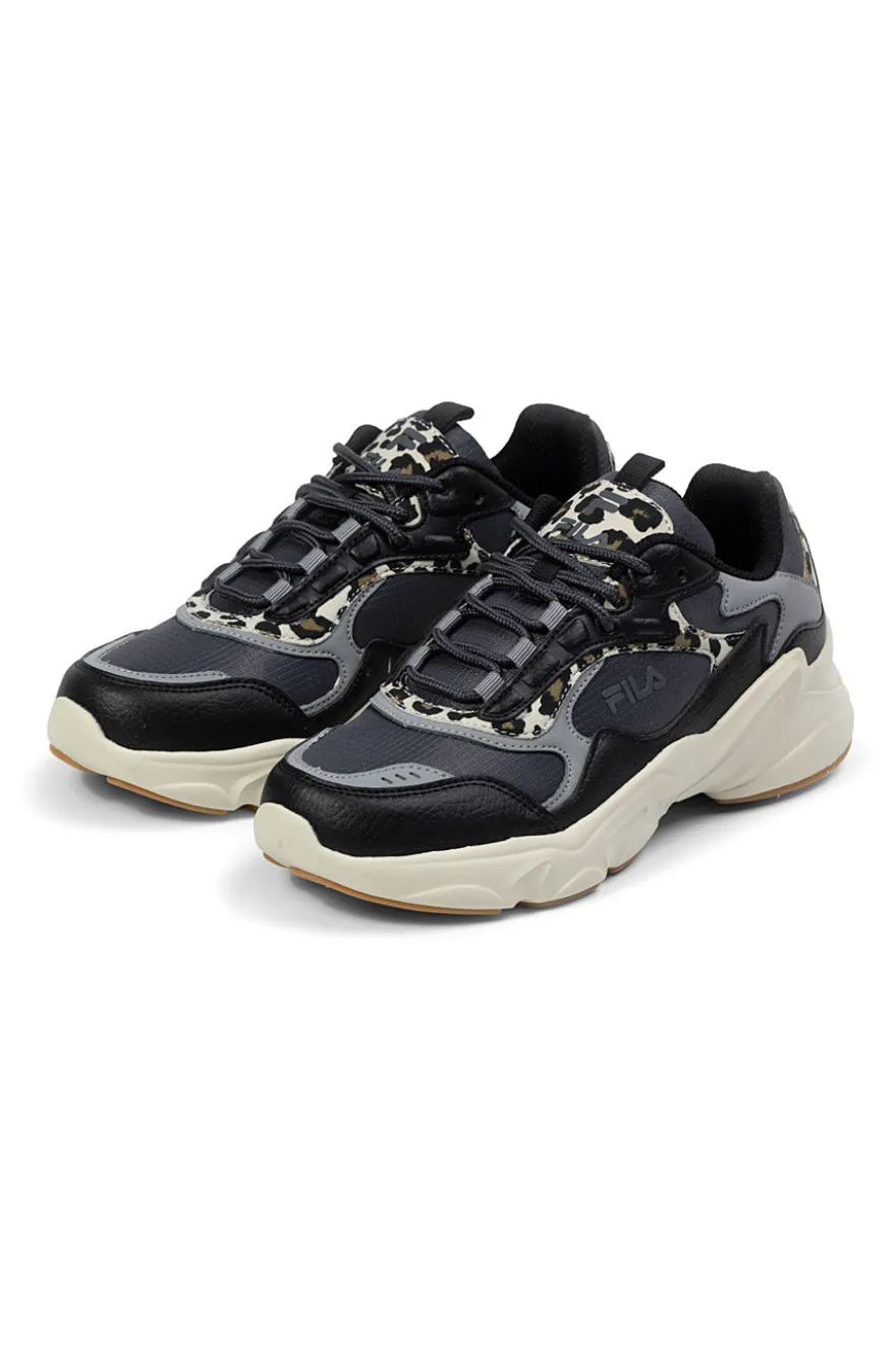Sneakers nere con dettagli animalier e suola chunky Fila FFW0194