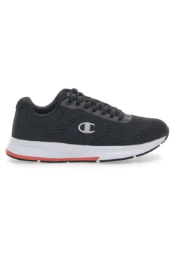 Sneakers Nere con Dettagli Corallo e Tomaia in Mesh CHAMPION JAUNT