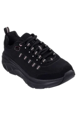 Sneakers Nere con Dettagli Glitter SKECHERS D'LUX WALKER 2.0 GOLDEN STEP