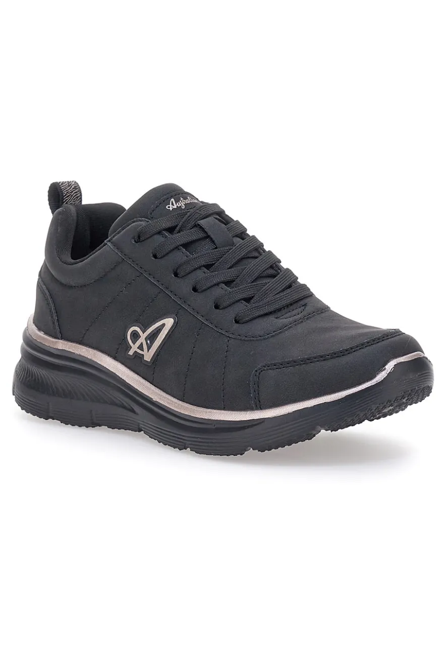 Sneakers Nere Con dettagli Oro Australian AU32W504