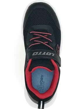 Sneakers nere con dettagli rossi Lotto Rider AMF II CL S