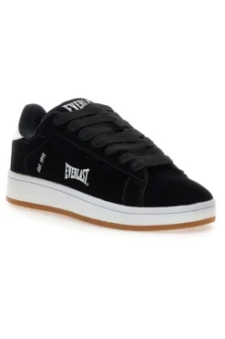 Sneakers nere con effetto velluto e profilo bianco Everlast EV087