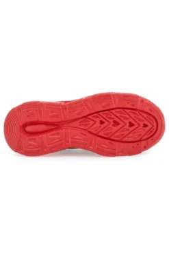 Sneakers Nere con Fiamma Rossa Laterale e Luci Pitt Kids K22886
