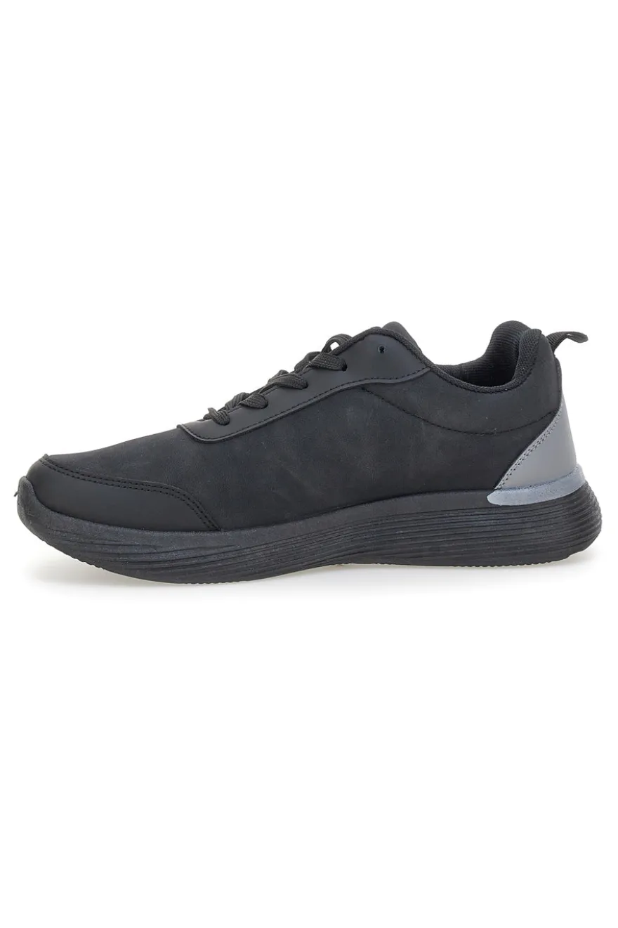 Sneakers nere con inserti grigi e suola flessibile Canguro CA1241