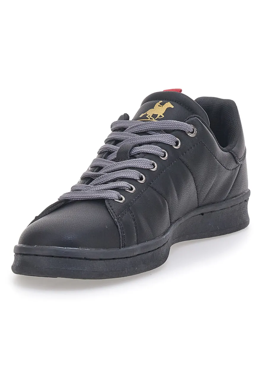 Sneakers Nere con Lacci e Logo Grigi U.S. POLO CLUB BOUGIE LTX