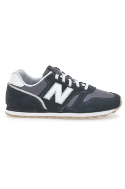 Sneakers Nere Con Pelle Scamosciata New Balance 373