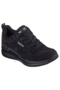 Sneakers Nere con PlatForm Bianco SKECHERS BILLION 2 PRISSY N PLUSH