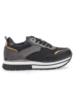 Sneakers Nere Con Platform Miss Pappalea 23011